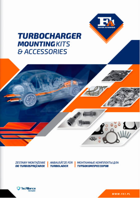 Elementy montażowe do turbosprężarek